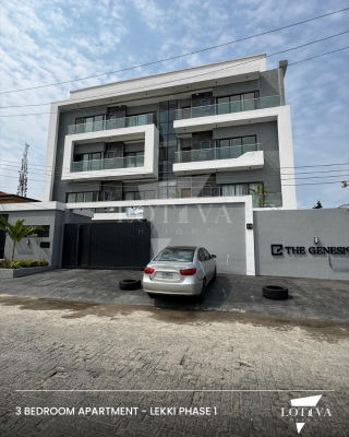 Spacious 3-bedroom Fully Apartment + Pool, Lekki Phase 1, Lekki, Lagos, Flat / Apartment for Sale
