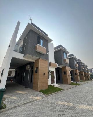 Luxury 4 Bed Terrace Duplex with Bq, Swimming Pool, Gym & Playground, Lekki Palm City Estate, Ajah, Lagos, Terraced Duplex for Sale