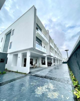 Absolutely Decent 4 Bed Terrace Duplex  on Two Floor with Bq, Ikate, Lekki, Lagos, Terraced Duplex for Sale