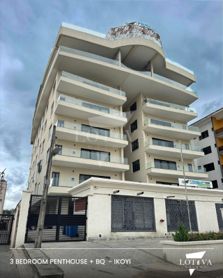 Fully Furnished 3 Bedroom Penthouse Apartment + Bq, Ikoyi, Lagos, Flat / Apartment for Sale