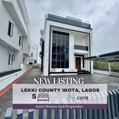 Massive 5-bedroom Fully Detached Duplex, Lekki County, Ikota, Lekki, Lagos, Detached Duplex for Sale