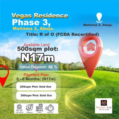 Vegas Residence 3, Maitama. 2 District in Abuja, Maitama 2, Maitama District, Abuja, Residential Land for Sale