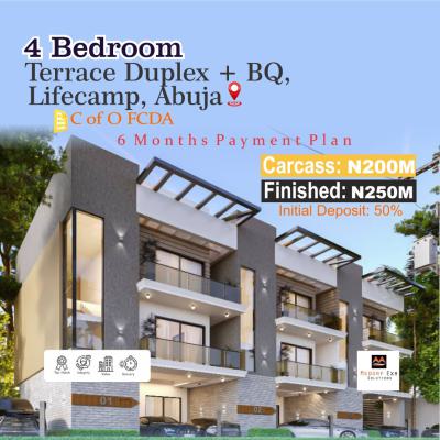 4 Bedrooms Terrace Duplex+ Bq, Life Camp, Abuja, Terraced Duplex for Sale