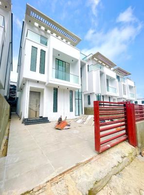Aesthetically Pleasing 5 Bedroom Duplex with a Bq, with a Front and Back Open Terrace, Cinema.pool and Bq Chevron, Lekki, Lagos, House for Sale