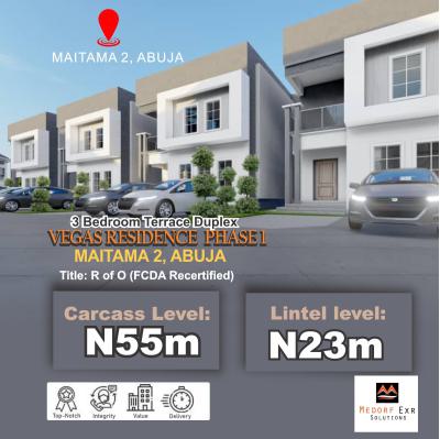 Luxury 3 Bedroom Duplex, Maitama 2, Maitama District, Abuja, House for Sale