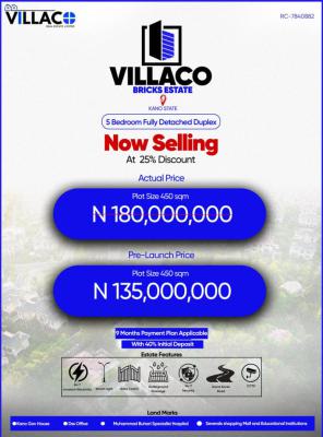 5 Bedrooms Fully Detached Duplex, Sardauna Crescent, Nassarawa, Kano, Detached Duplex for Sale