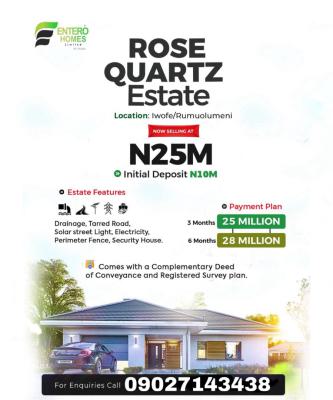 Land, Iwofe, Port Harcourt, Rivers, Residential Land for Sale