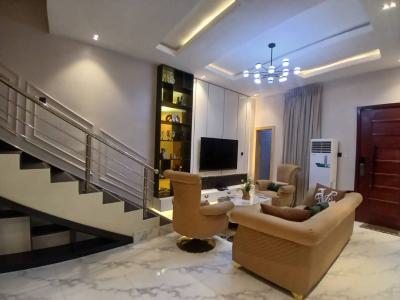 Furnished Serviced Luxury 4 Bedroom Terace Duplex+ C of O, Water Plant, Lagos Business School, Abraham Adesanya, Lekki Phase 2, Lekki, Lagos, Terraced Duplex for Sale