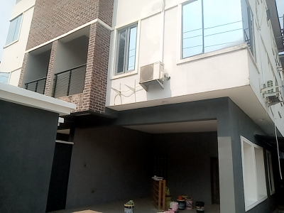 a Neatly and Massively Built 4 Bedroom Duplex and a Bq, Osapa, Lekki, Lagos, Semi-detached Duplex for Rent
