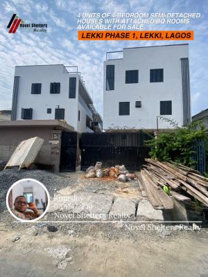 Well Built 4 Bedroom Contemporary Semi-detached Duplex with Bq, Lekki, Lekki Phase 1, Lekki, Lagos, Semi-detached Duplex for Sale
