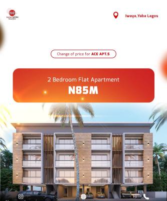 Ace 5: 2 Bedroom Flat in Iwaya Yaba, ., Iwaya, Yaba, Lagos, Flat / Apartment for Sale