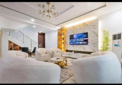Luxury 4bedroom Duplex with Cinema, Adeniyi Jones, Ikeja, Lagos, Terraced Duplex Short Let