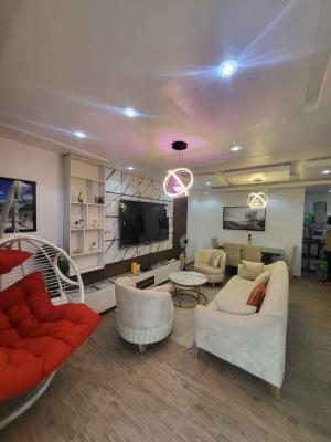 Luxurious Fully Furnished 3bedroom Apartment with Solar Inverter,estat, Ikota, Lekki, Lagos, Flat / Apartment for Rent