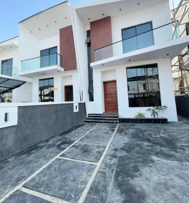 Serviced 4 Bedroom Semi Detached Duplex, Ikota, Lekki, Lagos, Semi-detached Duplex for Rent