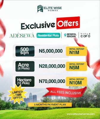 Adesewa, Moniya, Ibadan, Oyo, Mixed-use Land for Sale