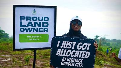 Fantastic Buy and Build Land for Commercial Projects & Investment, Heritage Garden City, Directly Facing The Road. with a C of O, Agbowa, Ikorodu, Lagos, Mixed-use Land for Sale