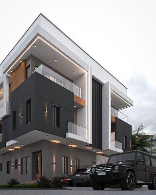 Newly Built 4-bedroom Terrace Duplex with Bq, Ogudu, Lagos, Terraced Duplex for Sale