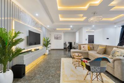 Relax with The Whole Family at This 4 Bedroom Duplex Self Compound, Lekki Phase 1, Lekki, Lagos, Flat / Apartment Short Let