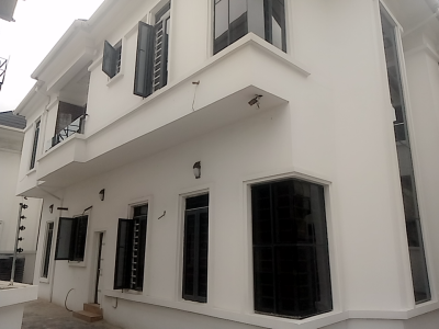 a Neatly and Massively Built 5 Bedroom Fully Detached Duplex and a Bq, Osapa, Lekki, Lagos, Detached Duplex for Rent