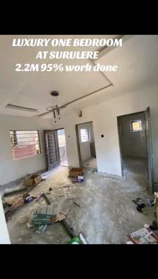 Luxury, 1-bedroom Apartment Features a Pop Finish, Chandelier Light, Kilo, Surulere, Lagos, Mini Flat (room and Parlour) for Rent