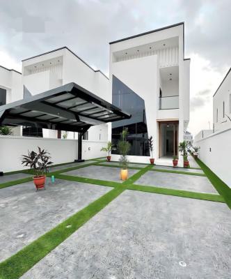 Luxury 5-bedroom Fully Detached Duplex with Bq, Pool & Walk-in Closet, Chevron Estate, Lekki, Lagos, Detached Duplex for Sale