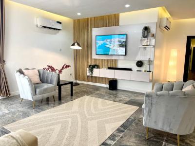 Fully Serviced and Furnished 3bedroom Apartments with Bq, Lekki Phase 1, Lekki, Lagos, Flat / Apartment for Rent