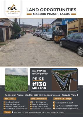 Several Plots of Land  in Magodo, Magodo Estate, Magodo, Lagos, Mixed-use Land for Sale