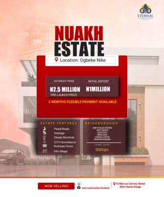 Fast Selling Affordable Land, Nuakh Estate, Ogbeke Nike, Enugu, Enugu, Residential Land for Sale