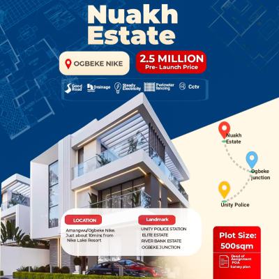 Fast Selling Affordable Land, Nuakh Estate, Ogbeke Nike, Enugu, Enugu, Residential Land for Sale