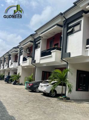 Spacious 4 Bedroom Terrace Duplex in a Serviced Court, Ikota Gra, Ikota, Lekki, Lagos, Terraced Duplex for Rent