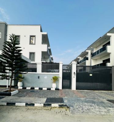 Serviced 4 Bedroom Terrace Duplex with Bq and Security Post, Ikate, Lekki, Lagos, Terraced Duplex for Sale