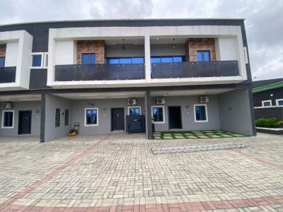 Beautiful 4-bedroom Semi-detached Duplex + Bq in Secured Estate, Gra, Abijo, Lekki, Lagos, Terraced Duplex for Sale