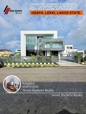 Exquisitely Finished 5 Bedroom Contemporary Fully Detached House 2 Bq, Osapa, Osapa, Lekki, Lagos, Detached Duplex for Sale