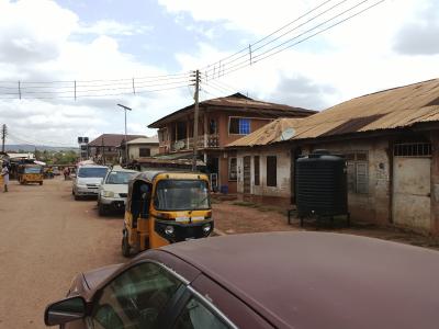 Strategic Dilapidated Bungalow on a Tarred Street, Umunevo Street Off Ogui Road, Enugu, Enugu, Detached Bungalow for Sale