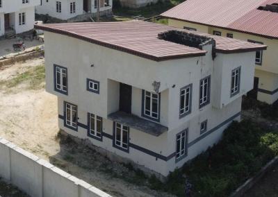 Carcass 4 Bedroom Detached Duplex, Sangotedo, Ajah, Lagos, Detached Duplex for Sale