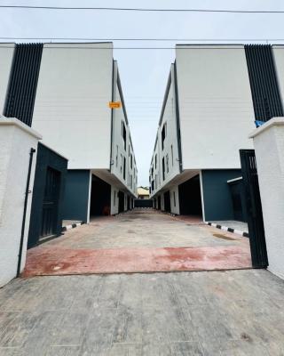 Gorgeous 4-bedroom Terrace Duplex with Private Garage in an Estate, Seaflow Estate, Ifako-gbagada (just Before Third Mainland Bridge), Ifako, Gbagada, Lagos, Terraced Duplex for Sale