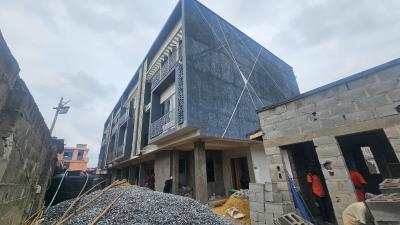 Contemporary 4 Bedroom Terrace Duplex with a Room Bq, Adekoya Estate, Ogba, Ikeja, Lagos, Terraced Duplex for Sale