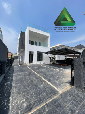 Luxury 5 Bedroom Fully Detached Duplex with Swimming Pool, Bq, Osapa London, Lekki, Lagos, Detached Duplex for Sale
