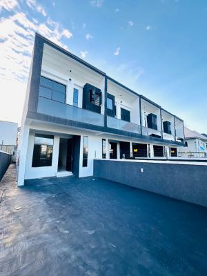 Luxury 4 Bedrooms Terrace Duplex with Bq - Self Compound, Ikota, Lekki, Lagos, Terraced Duplex for Rent