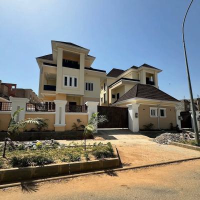 Brand New 7 Bedrooms Detached Duplex with a Pool, Elevator & 2 Rooms Bq, Guzape District, Abuja, Detached Duplex for Sale