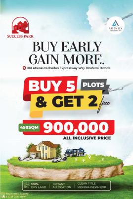 Success Park, Sango Ota, Ogun, Commercial Land for Sale