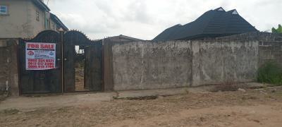 a Fenced and Gated Land with a Dilapidated 3-bedroom Bungalow., 50, Bello Street, Ikola, Ayobo, Lagos, Residential Land for Sale