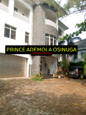 Fully Detached 5 Bedroom House + Pool + 3 Bq, Parkview, Ikoyi, Lagos, Detached Duplex for Rent