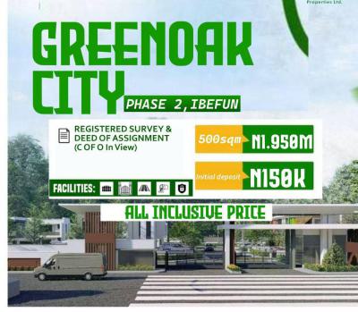 Land with Registered Survey and C of O in-vew, Epe Ikorodu Road, Ibefun Ogun State, Ikorodu, Lagos, Residential Land for Sale