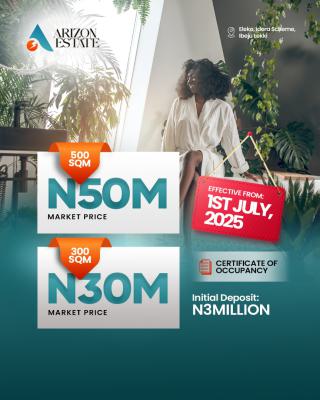 C of O Estate Land Off Lekki Epe Express Way Beside Pan Atlantic Unive, Idera Scheme By Pan Atlantic University Top Notch Infrastructure, Eleko, Ibeju Lekki, Lagos, Residential Land for Sale