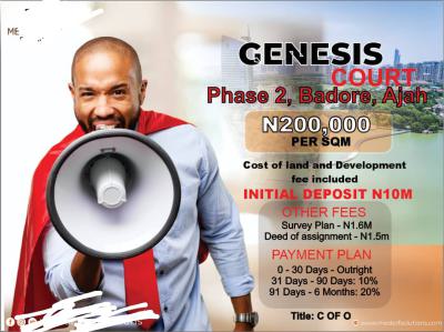 Buy and Build Estate Strategically Located in a Serene Environment, World Class Premium Luxury Estate Amenities with State of The Art Faci, Badore, Ajah, Lagos, Residential Land for Sale