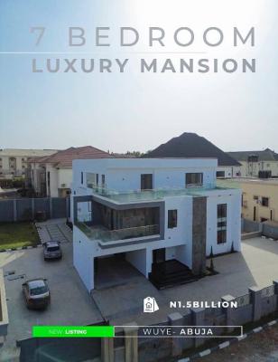 Contemporary Smarthome 7 Bedroom Detached Mansion, Wuye, Abuja, Detached Duplex for Sale