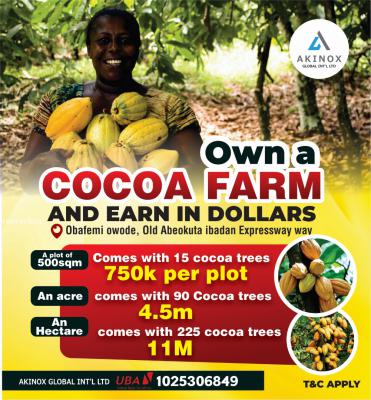 Land in a Prime Location with Flexible Payment Plan on Wealth Creation, Cocoa Farm Village Estate, Obafemi, Owode, Ogun State, Obafemi Owode, Ogun, Commercial Land for Sale