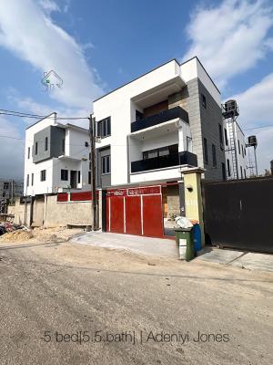 Deluxe 5 Bed Detached Duplex with Cinema Room & Bq, Gated Estate, Adeniyi Jones, Ikeja, Lagos, Detached Duplex for Sale
