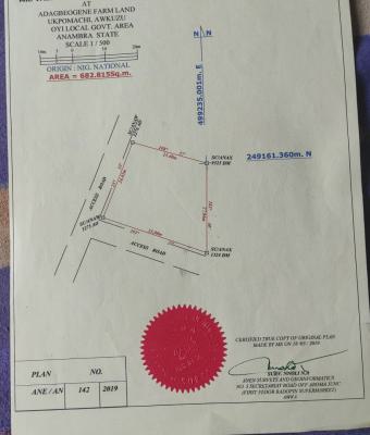 Premium Plot 1and Half Plot, Ukpomachi Awkuzu By Igbariam Junction, Oyi, Anambra, Mixed-use Land for Sale